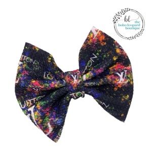 Girls Custom Fabric large HairBow
